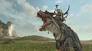 dinosaur game character, Total War: Warhammer II, Lizardmen, Total War: Warhammer