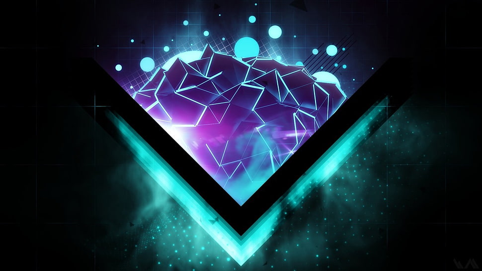 abstract, low poly HD wallpaper