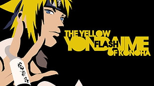 The Yellow Flash Yondaimi Of Konoha Minato Namikaze HD wallpaper