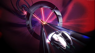warp portal illustration HD wallpaper