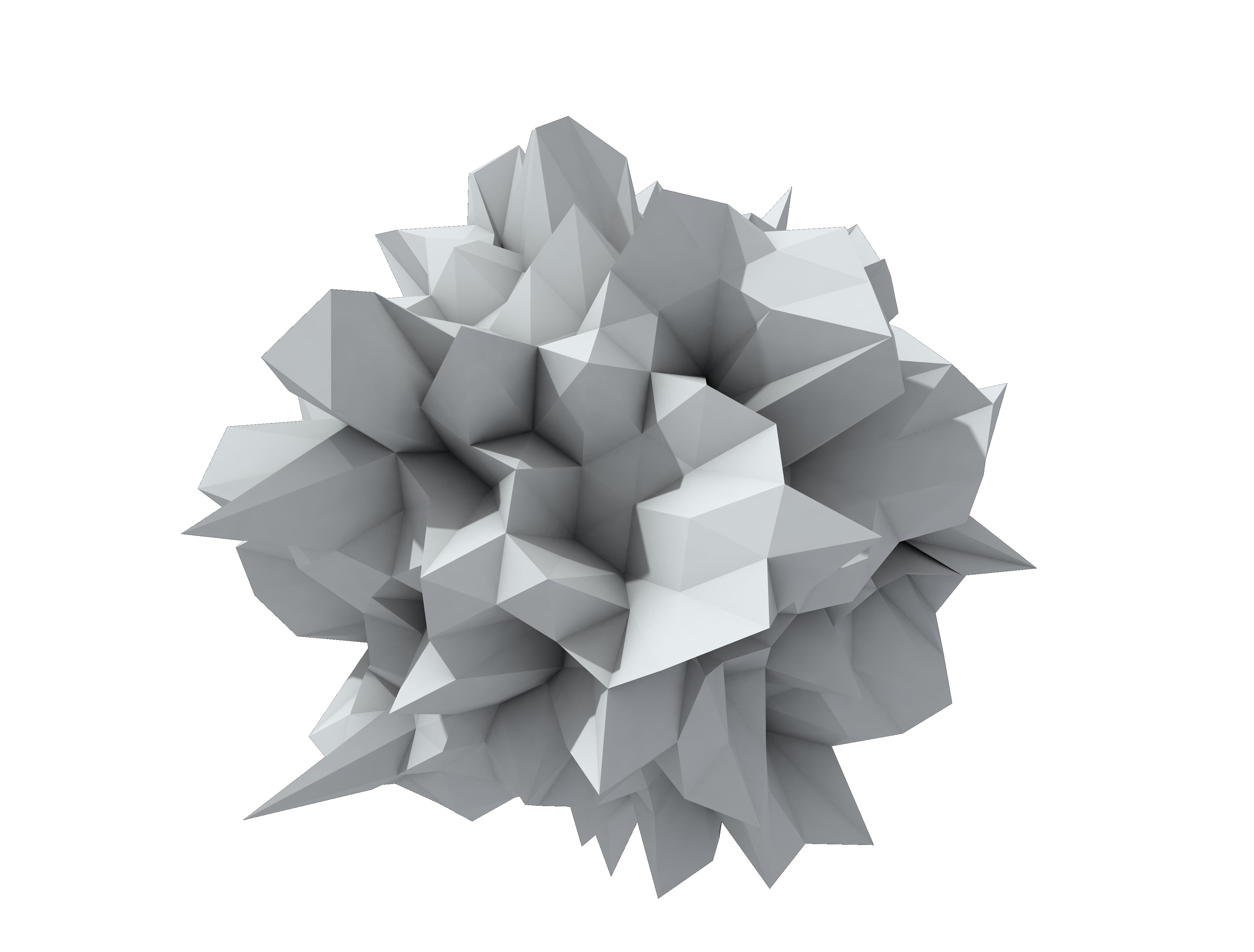 white crumpled paper art, render, digital art, Cinema 4D, abstract