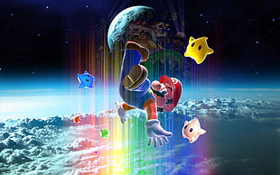photo of Super Mario digital wallpaper