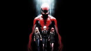 Spider-Man illustration, Spider-Man, Marvel Comics, superhero, mask