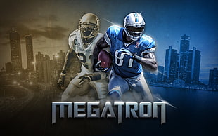 Megatron advertisemetn, NFL, American football, Detroit Lions, Calvin Johnson Jr