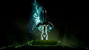 lighted sword, The Legend of Zelda, Master Sword HD wallpaper