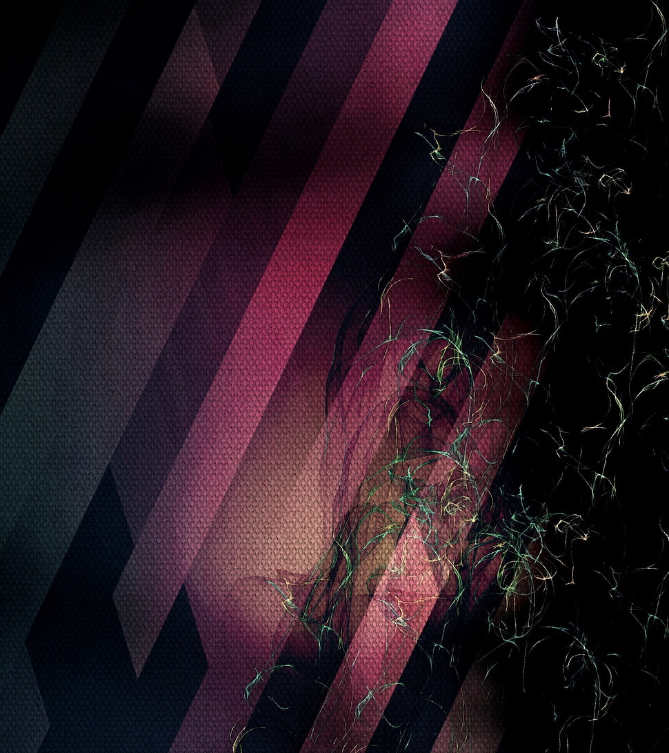 black and pink textile, Android (operating system), pattern HD wallpaper