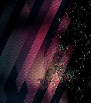 black and pink textile, Android (operating system), pattern HD wallpaper