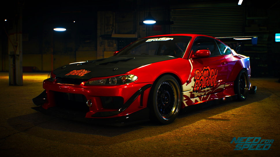 red and black Chevrolet Camaro coupe, Need for Speed, Nissan, S15, Silvia S15 HD wallpaper