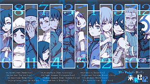 The Future Daily poster, Mirai Nikki, Gasai Yuno, Amano Yukiteru, Uryuu Minene HD wallpaper