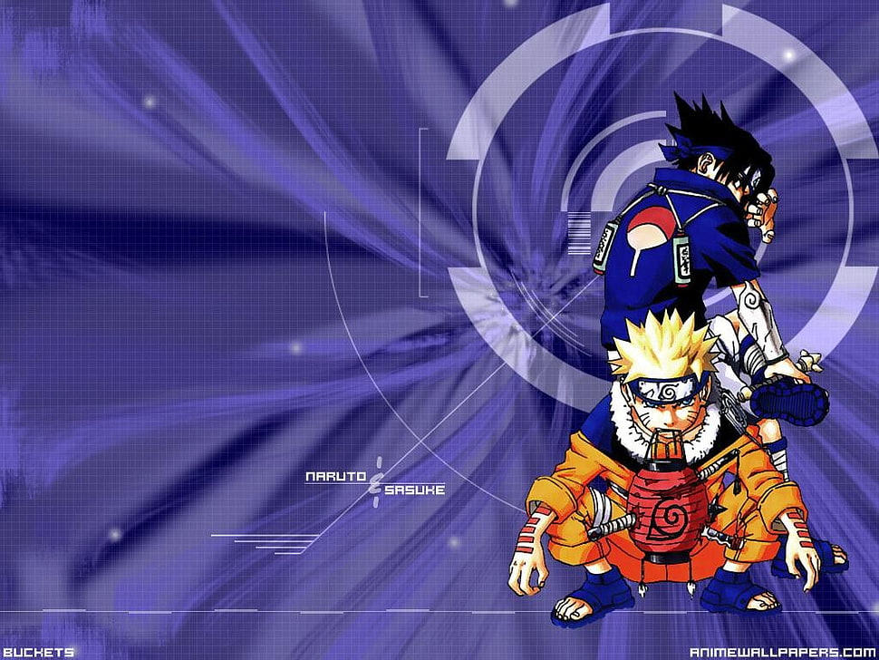 Naruto illustration, Naruto Shippuuden, Uchiha Sasuke, Uzumaki Naruto HD wallpaper