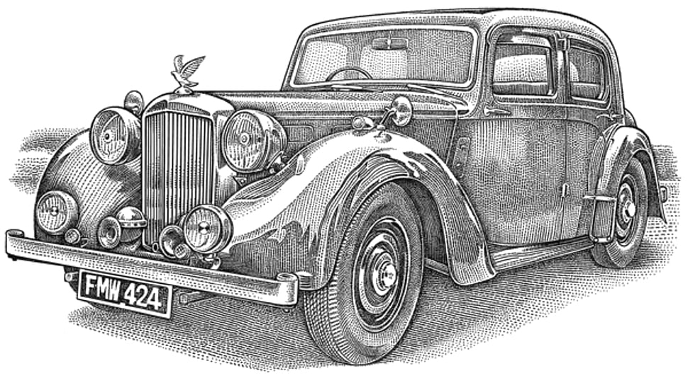 old car sketch vector illustration © frescomovie (#6257357) | Stockfresh