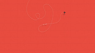 black airplane illustration, abstract, minimalism, aircraft, lines