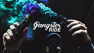 Gangster Ride, smoke, smoking, police, lowrider HD wallpaper