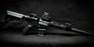 black rifle, AR-15, assault rifle, black rifle
