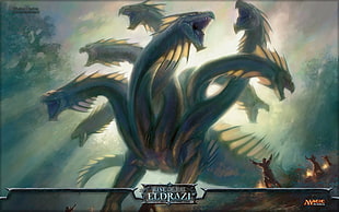 Magic: The Gathering Rise of the Eldrazi digital wallpaper, dragon