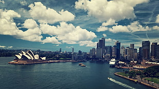 Sydney Australia aerial photo HD wallpaper