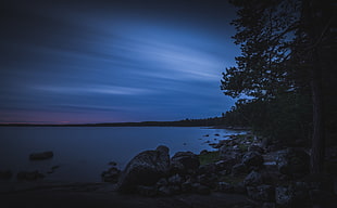 landscape photo of a shoreline HD wallpaper