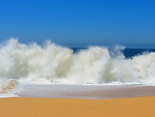 wave of sea photography