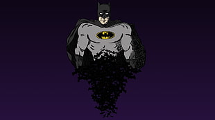 DC Comics Batman illustration, Batman, DC Comics, bats, artwork HD wallpaper