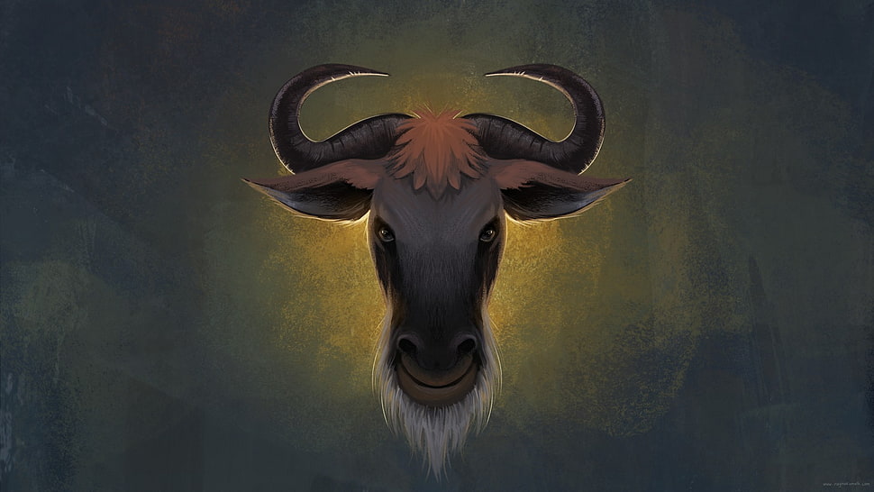 buffalo digital illustration, Linux, GNU HD wallpaper