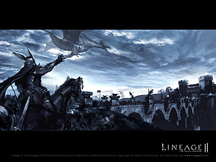 Lineage II poster, Lineage II, RPG, fantasy art