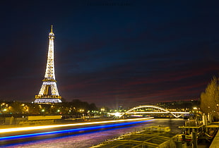 Paris long exposure photo HD wallpaper