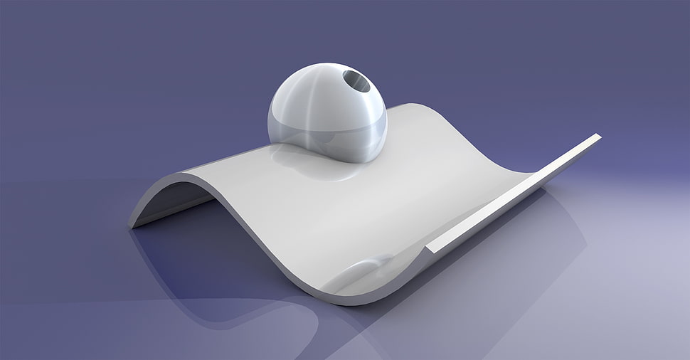 white electronic device HD wallpaper