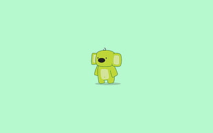 yellow puppy illustration