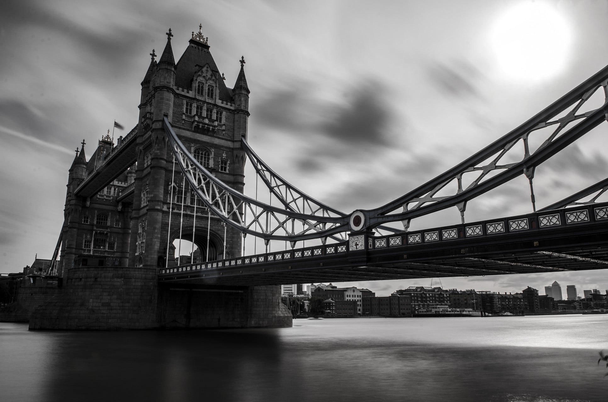 Grayscale photo of Tower Bridge, London HD wallpaper | Wallpaper Flare