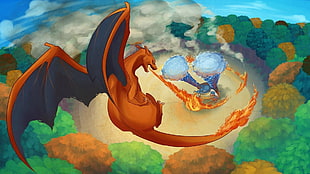 Pokemon Charmander illustration HD wallpaper
