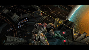 Overwatch digital wallpaper, Samus Aran, Metroid, Metroid Prime, video games