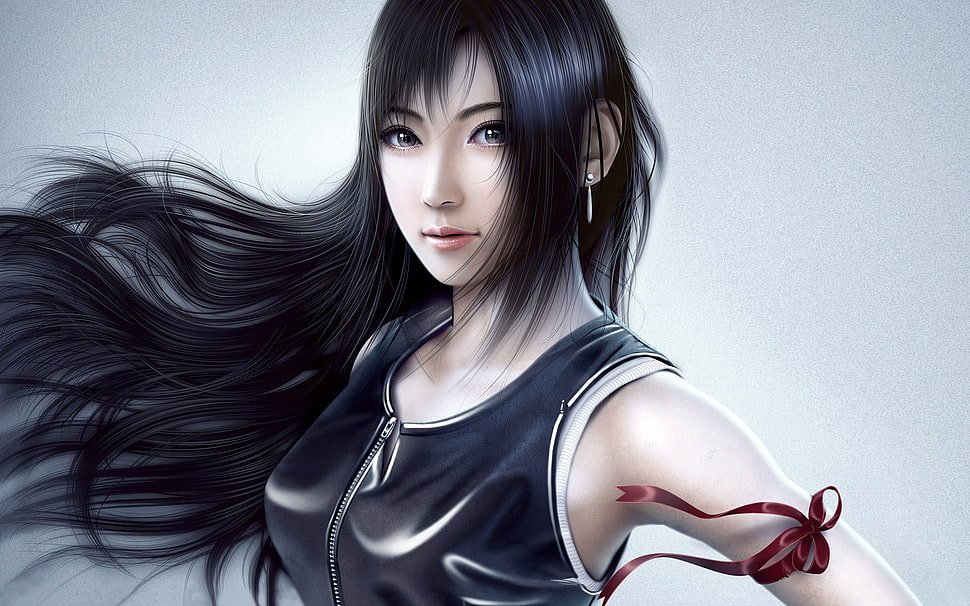 animated female character HD wallpaper