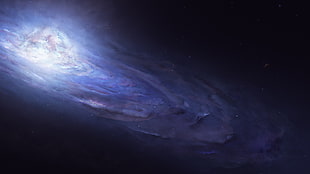 galactic explosion HD wallpaper