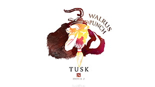 illustration of Dota 2 Tusk Walrus Punch HD wallpaper