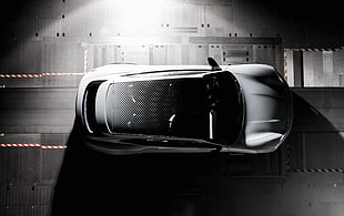 silver sports car, Porsche Mission E Cross Turismo, Geneva Motor Show, 2018
