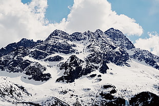 snow mountain, Mountains, Snow-covered, Peaks