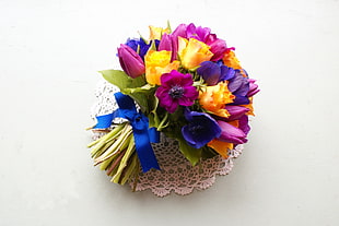 multi color flower bouquet