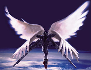 gray robot character with wings digital wallpaper, Gundam Wing, Gundam, Mobile Suit Gundam Wing