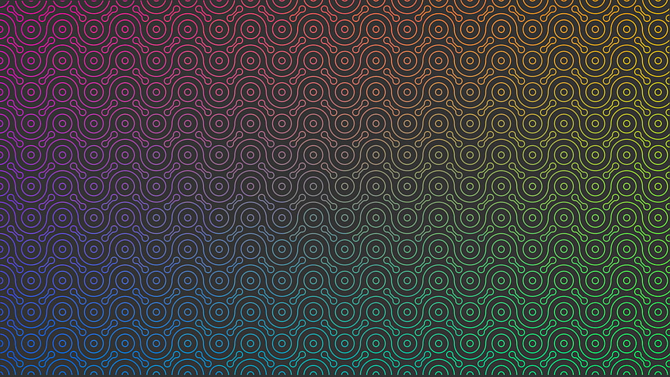 green and pink textile, gradient, pattern, abstract HD wallpaper