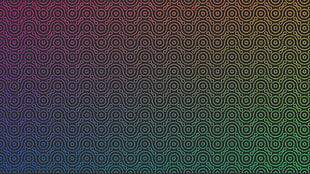 green and pink textile, gradient, pattern, abstract