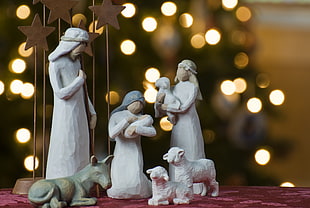 The Nativity ceramic figurine