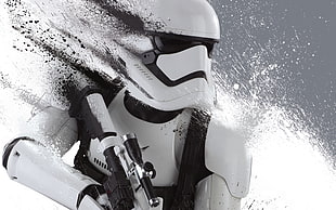 Star Wars Storm Trooper digital wallpaper, Star Wars, Star Wars: The Force Awakens, stormtrooper