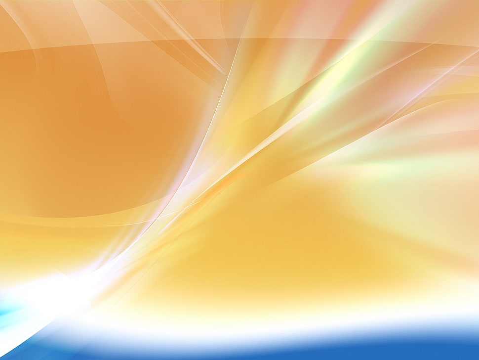 yellow and white abstract painting HD wallpaper