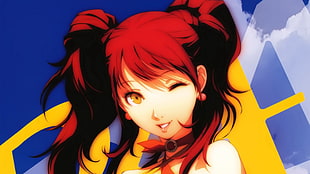 red-haired woman anime character