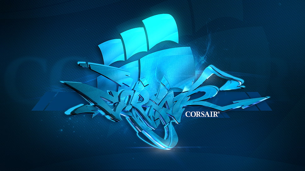 CorSair logo HD wallpaper