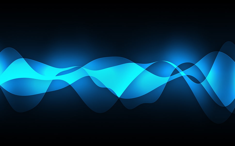 blue abstract digital wallpaper HD wallpaper