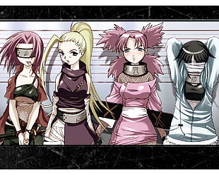 Naruto characters illustration HD wallpaper