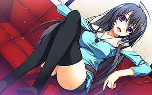 anime female character illustration HD wallpaper
