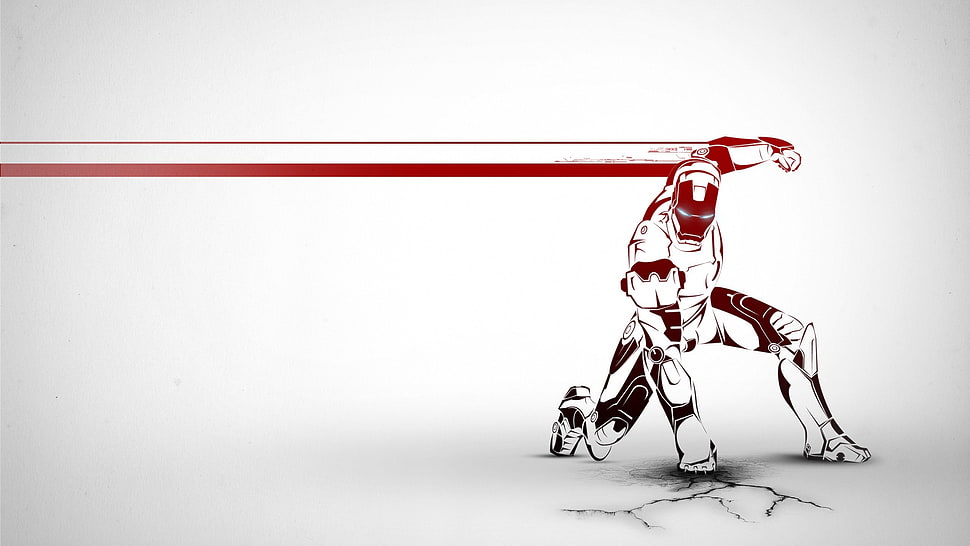 Iron Man sketch HD wallpaper