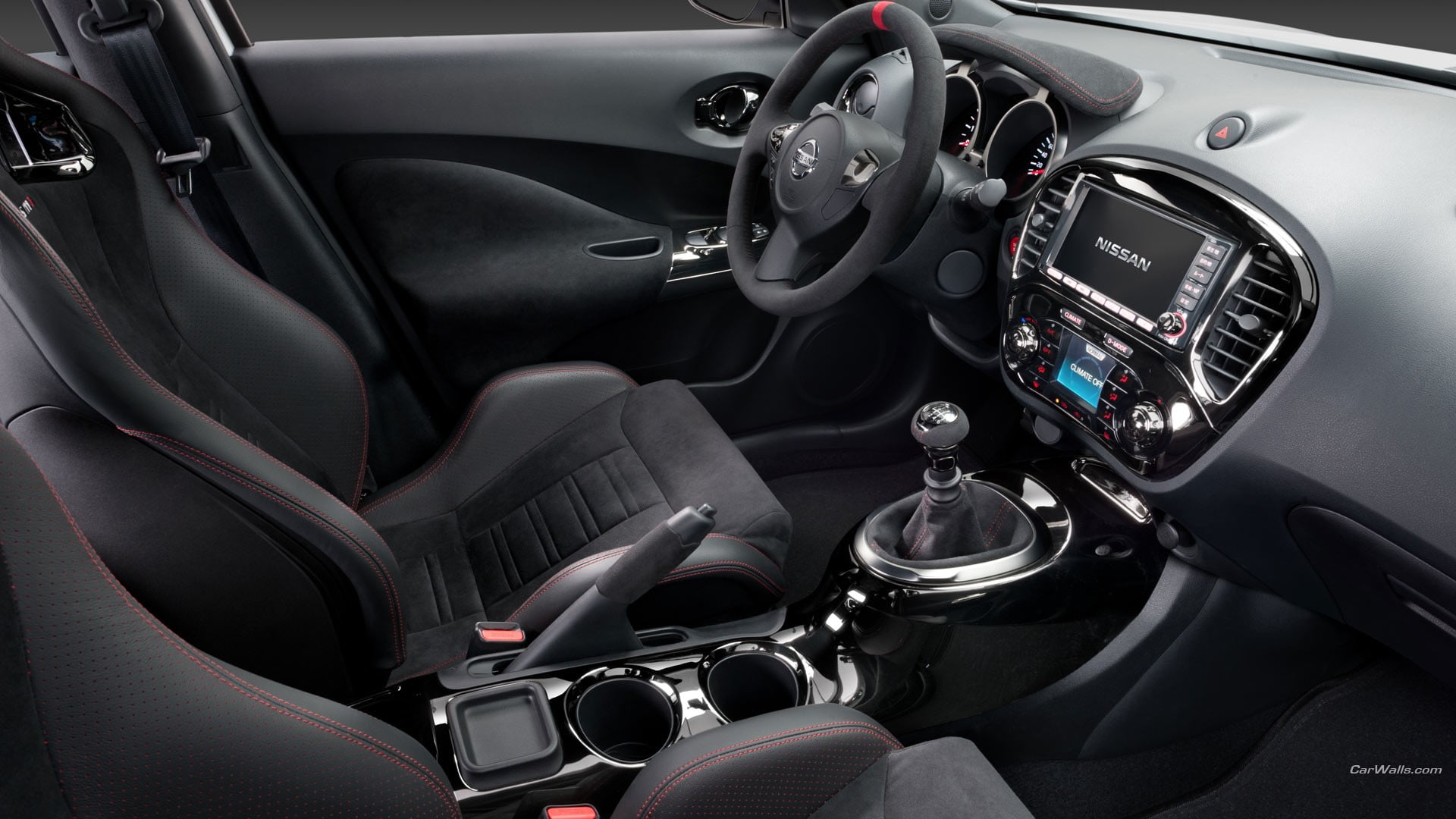 black and gray car interior, Nissan Juke, car, car interior, vehicle
